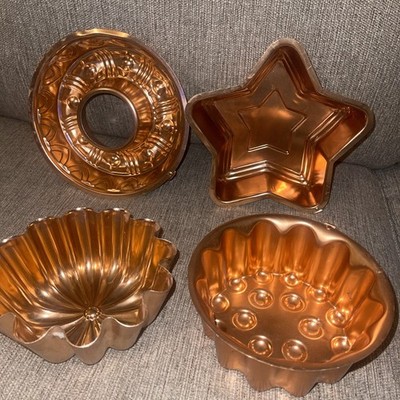 Vintage Copper Bake Ware / Jello Mold, Decorative, Cottage Core Granny Core