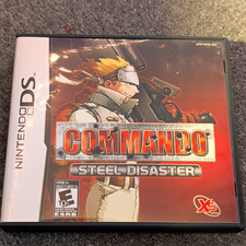 Commando: Steel Disaster Nintendo DS Game XS Games E10+ NTSC-No Manual