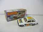 Matchbox Lesney Superfast SF9 Ford Escort- white body, DARK GRAY BASE, boxed