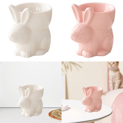 Keramik Hase Eierbecher Aufsteller Ostern Tischfigur für weich gekochtes Ei