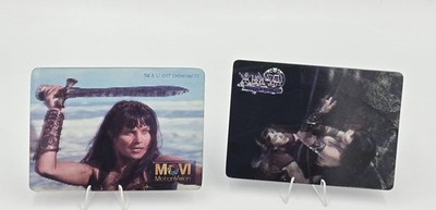 XENA Warrior Princess Lenticular Cards X2 1997 Universal MOVI Motion Vision RARE