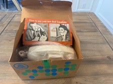 Vintage Western Electric Rotary Telephone NOS-NIB 500DR White 1963