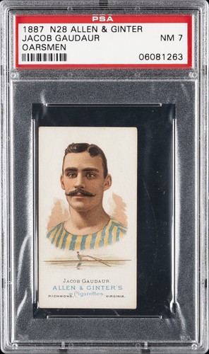 1887 N28 Allen & Ginter #21 Jacob Gaudaur