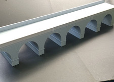 3D Printed Double Track Viaduct Fits TOMY Tra...