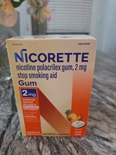 Nicorette Fruit Chill 2mg Gum - 100 Count