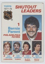 1978 Topps Leaders Bernie Parent Ken Dryden Don Edwards Tony Esposito HOF 0kk6