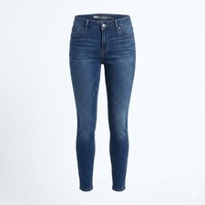 Old Navy Rockstar Mid Rise Skinny Jeans Size 4 Medium Wash Stretch Denim Blue