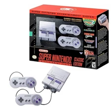 Super Nintendo SNES Classic Edition Mini Console W/ Built-in 21 Games