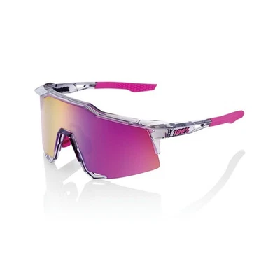 100% Speedcraft Mirror Lens Tokyo Nights Translucent Grey Polarisiert - Bild 1 von 3