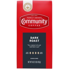 Dark Roast Ground Coffee 16 oz Bag