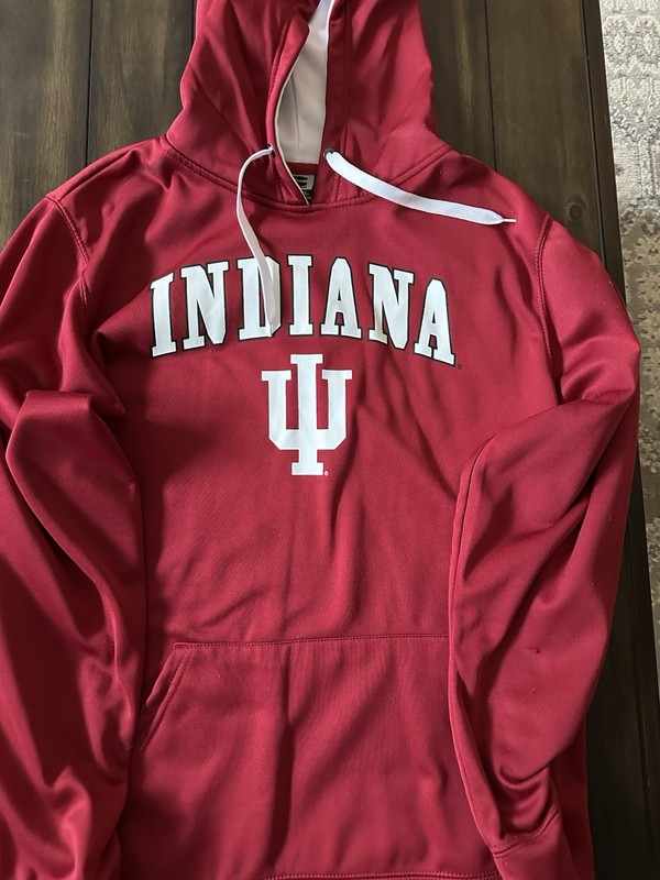 Indiana Hoosiers Men's Hoodie Stadium Athletics, Size XXL