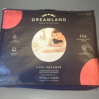 Dreamland Cosy Dreamer Cotton Electric Mattress Warmer King  Heated Dual Control