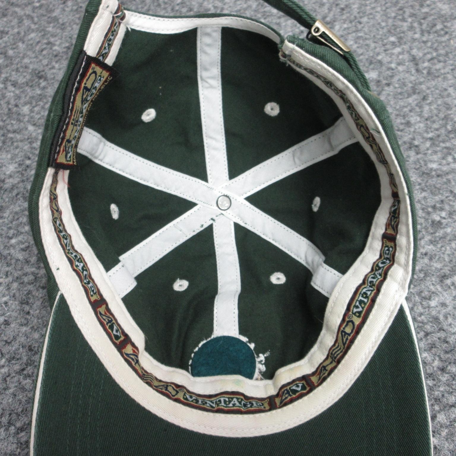 St Augustine Florida Hat Cap Strap Back Green Emb… - image 9