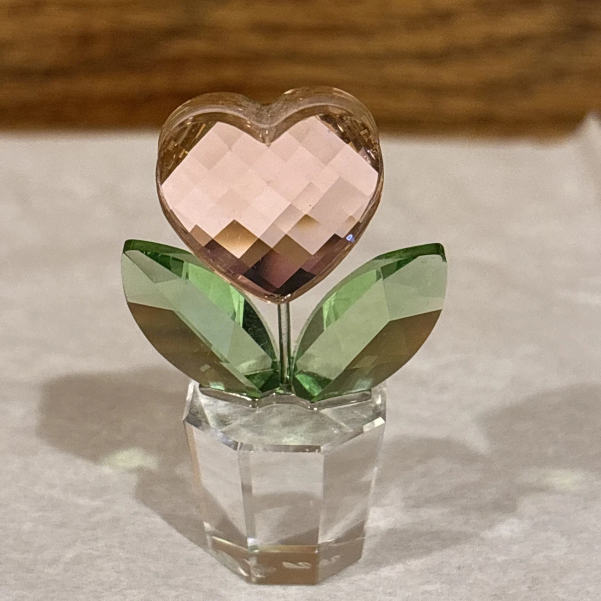 3/17購入 未使用　Swarovski クリスタルローズ ガラスドーム付き Swarovski Rose for sale | eBay