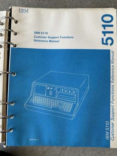 Rare IBM 5110 Computer Reference Manuals. - Zdjęcie 9 z 13