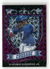 2021 Panini Chronicles #4 Vladimir Guerrero Jr. Crusade Purple Velocity SP