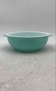 Pyrex Turquoise Blue Glass Tableware Kitchenware Round Mixing Bowl With Handles