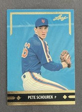 1991 Leaf Gold Rookies- Pete Schourek #BC15 New York Mets ⚾️🔥