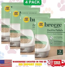 Purina Tidy Cats Breeze Non Clumping Cat Litter Pellets, Low Dust, 7 lb, 4 pack