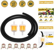 3/16 Dirt Bike Fuel Line with Magnetic Filter - Compatible with GY6 Engines