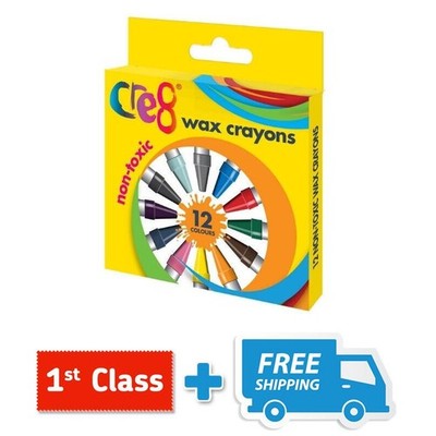 Wachsmalstifte Kinder Kids Party Ausmalen bunte Farben 12er Pack Chunky