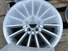 Wheel 17x7-12 20 Spoke Painted Gloss Silver Fits 12-18 Bmw 320i 2318996 Wheel 17x7-12 20 Spoke Painted Gloss Silver Fits 12-18 Bmw 320i 2318996