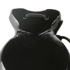 Spanish Castanets Percussion Orff Music Instrument for Beginners Black 