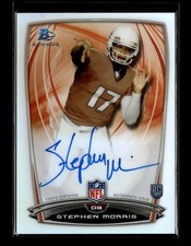 2014 Bowman #1 Stephen Morris Chrome Rookie Autographs Refractors