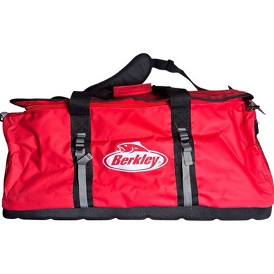 Berkley Fishing Boat Bag Red Waterproof Tackle Duffel Gear Storage Travel Bag