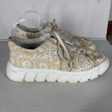 Zapatillas Free People Mujer EU 40 US 9.5 Blanco Crema Atrápame Si Puedes Crochet