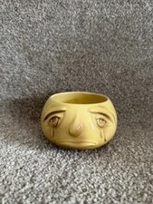 Vintage SylvaC Crying Onion Face Pot 4756 Lidded Jar Made in England