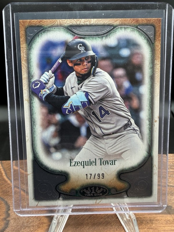 2026 Topps Tier One Ezequiel Tovar Tier 2 Foil #/99 Rockies
