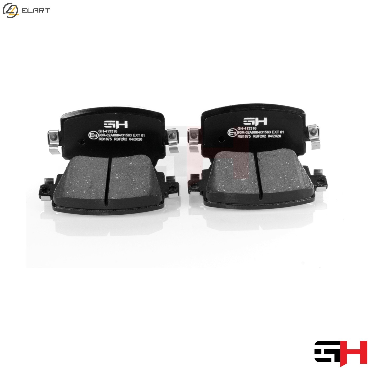 BRAKE PAD SET DISC BRAKE GH-413316 FOR SKODA OCTAVIA/III/Combi VW SHARAN 1.0L Q3