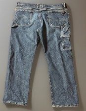 Vintage Dickes Carpenter Denim Jeans Relaxed Baggy Fit Wide Leg 42 x 30 Y2K