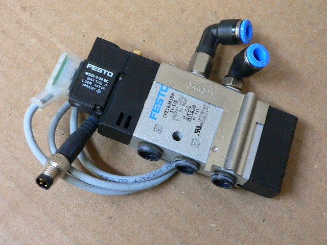 Festo Cpe14-M1bh-5L-1/8, Msze-3-24 Pneumatic Solenoid Valve 3-8Bar 196941