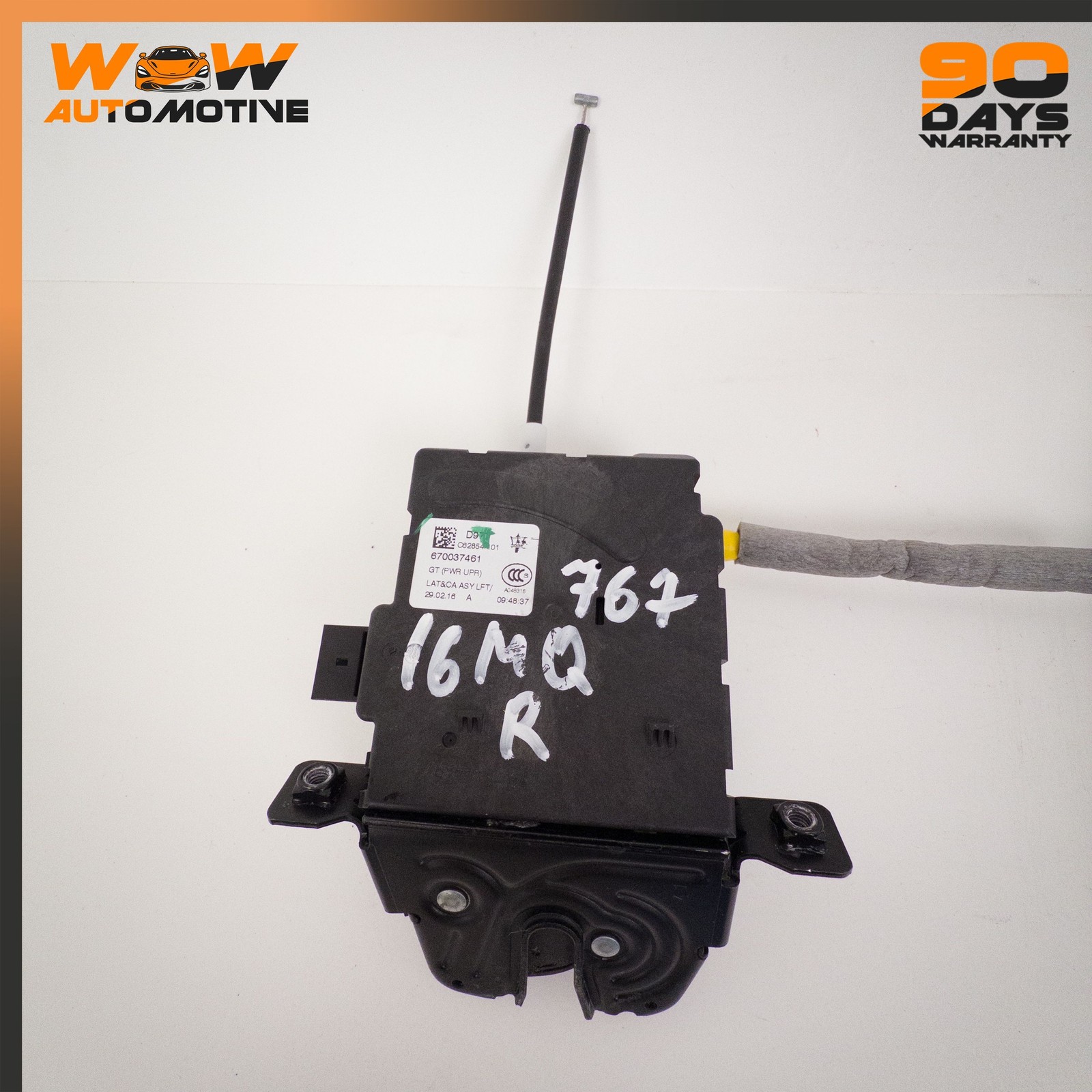 13-19 MASERATI QUATTROPORTE S Q4 GHIBLI REAR TRUNK LID LOCK LATCH ACTUATOR OEM