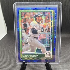 Panini Donruss Optic Blue Cracked Ice Prizm /15 Reggie Jackson #75 Yankees 2025