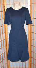 NWT Banana Republic $180 Lined Navy Blue 4~Season Career~Business Dress Sz. 6