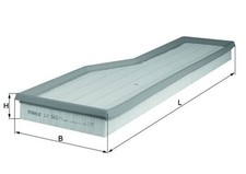 Luftfilter KNECHT LX 582/1 Filtereinsatz für PORSCHE 911 996 997 Targa Carrera