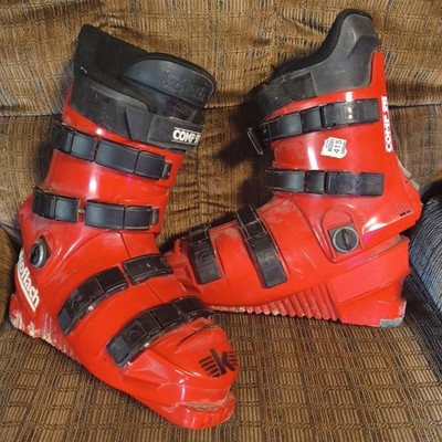 Koflach COMP 911 SKI Boots Red Vintage Size 8