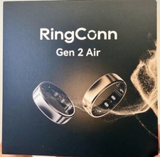 RingConn Gen 2 Air Ultra Thin Smart Ring, Size 7 Galaxy Silver