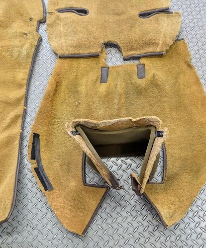 ROLLS ROYCE SILVER SHADOW II PART CABIN CARPET GOLD BROWN