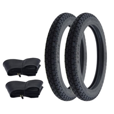 2x Reifen und 2x Schlauch 2.75-16 2 3/4x16 für Simson S50 S51 S70 S53 S83 KR51/1