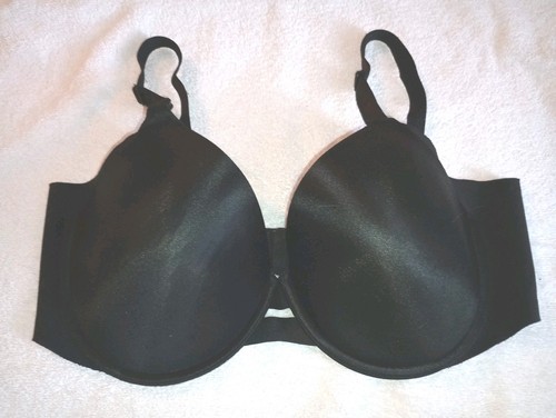 Warners No Side Effects Underarm-Smoothing Underwire Bra 01356 Sze 38D Black