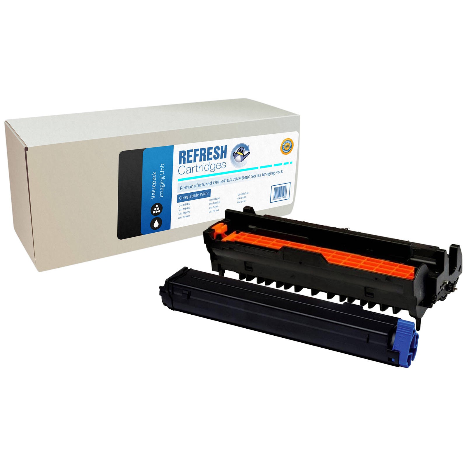 Refresh Cartridges Image Pack B410/470/MB480 Toner & Drum Compatible With OKI