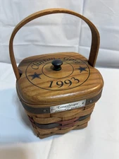 VTG Longaberger 1993 Inaugural Basket & Clinton Gore Lid
