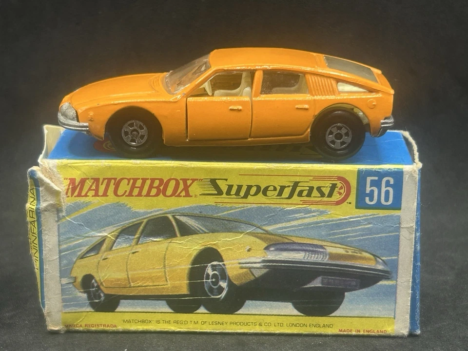 *V Rare* Matchbox 56 BMC 1800 Pininfarina **Crossover Thin Wheel w Wide Arches** - image 2 of 4