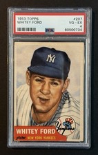 Whitey Ford 1953 Topps #207 PSA 4