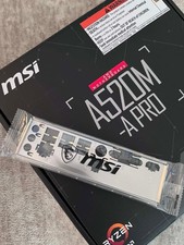 MSI A520M A Pro IO I/O Shield Back plate rear baffle BRAND NEW