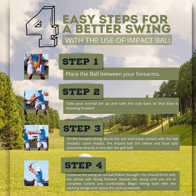 Golf Swing Trainer Foam Practice Tool for Muscle Memory and Accuracy Development